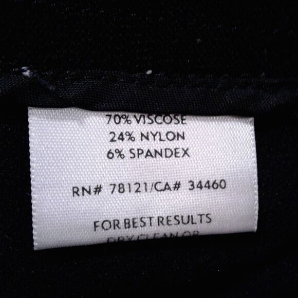 Eileen Fisher Black Blazer Stretch Crepe Jacket Career Petite Small Minimalist - Picture 6 of 7